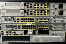 4x Cisco Security Appliances:  2x FPR-2100 (100GB SSD)  -s 2x ASA5555X Fire picture