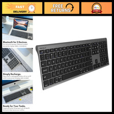 Wireless Bluetooth Keyboard for Mac & MacBook - Multi-Device, 110 Keys, Recharge picture