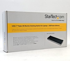 StarTech DK30CH2DPPD USB-C Dock Triple 4K HDMI DP 60W Docking Station picture