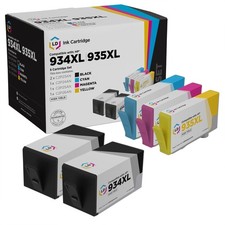 LD Products Replacement for HP 935XL & 934XL Ink Cartridges BLK/Color 5 Pack picture