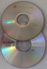 Lot of 110 Pcs 16x DVD-R 4.7GB Verbatim and Kodak picture
