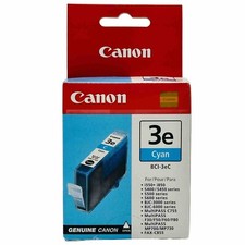 New Sealed Box Genuine OEM Canon BCI-3eC High Yield Cyan Inkjet BJC-3000/6000 picture