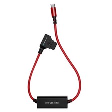 KONDOR BLUE 16-Inch D-Tap to USB-C Power Delivery Cable for R5C, Cardinal Red picture