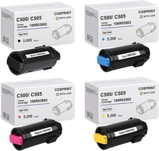 C500 C505 Toner Cartridges Xerox VersaLink 4-Pack BCMY BN 106R03862 Chip picture