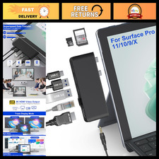 4K HDMI USB-C Hub Docking Station for Surface Pro 13/11/10/9 - Thunderbolt 4, Et picture