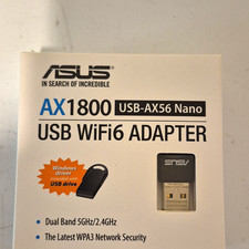ASUS USB-AX56 Nano WiFi 6 AX1800 Dual-Band WPA3 USB Adapter for PC picture