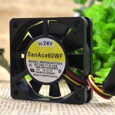 Sanyo 9WF0624H7D04 fan 24V 0.12A 60*60*15mm 3pin picture