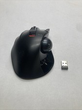 Elecom 6 button Wireless Left Hand Trackball Mouse M-XT4DRBK Lightly Used picture