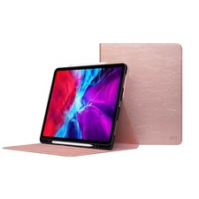iPad Air 5 & 4 Genuine Leather Case Cover w/ Pencil Holders & Sleep-Wake picture