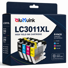 LC3011XL Ink Cartridge High Yield Replacement for MFC-J690DW MFC-J895DW 4PACK picture