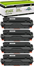 High-Yield 1-4PK W2020X 414X Black Toner Cartridge for HP M455dn M454dw M454dn picture