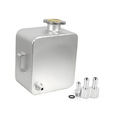 RYANSTAR Universal 2.5L Water Coolant Expansion Overflow Water Tank silver picture