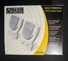 Altec Lansing AVS200 Speakers - TESTED w/ Power Adapter - EXCELLENT CONDITION  picture
