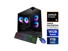 iBUYPOWER Element SE Gaming PC Desktop Computer AMD Ryzen 5 5500 CPU, AMD Radeon picture