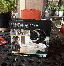 VIVITAR DIGITAL WEBCAM Clip On Camera Work From Home NEW Damaged Unopened Box picture