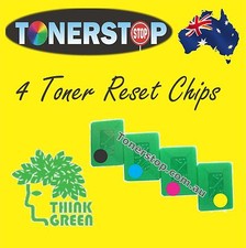 4x INTEC CP2020 2020 PRO TONER CARTRIDGE RESET CHIPS picture
