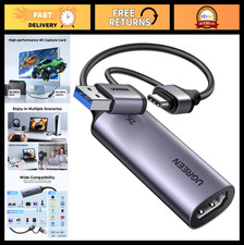 2K 30Hz Video Capture Card, 1080P 60FPS HDMI to USB 3.0 & USB-C, Low Latency, Ga picture