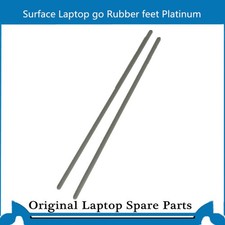 2pcs  New  For Surface Laptop go 2 3 1943 2013 1963 Rubber Feet Platinum Sliver picture