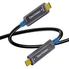 33 Ft USB C Fiber Optic Cable 10Gbps USB 3.2 Gen2 Active Cable picture