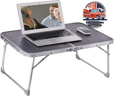 Mesa De Ordenador Escritorio Para Cama Laptop Portatil Plegable Con Ventilador picture