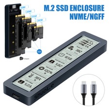 NEW M.2 NVMe NGFF SSD to USB Type-C Enclosure Case Converter Adapter B&M + M Key picture