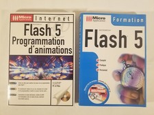 MACROMEDIA FLASH 5 Progam animations Internet formation MICRO application CD-ROM picture