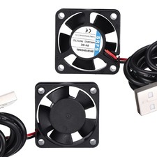 2 Pcs 5V Brushless Cooling Fan, Fluid Bearing with USB Plug, SR3010HDS05 picture