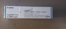Genuine CANON T02 CYAN TONER CARTRIDGE IMAGEPRESS C8000 C9010 C10000 C10010 VP picture