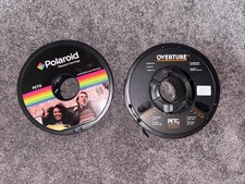 3D printer filament. PETG 1.75 mm. 2 Spools Black And White. picture