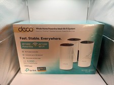 TP-Link Deco P9 Powerline Hybrid Mesh WiFi Router AC1200 AV1000 3 Pack picture
