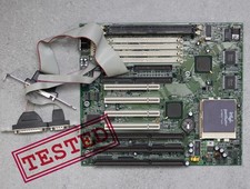 Socket 7 QDI P5I430TX TITANIUM I B+ MoBO with CPU P1 MMX 166MHz, 64MB RAM, cables picture
