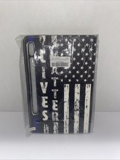 ￼Tablet Case for Sam sung Galaxy... blue Lives matter  Striped V in tage Fhg picture