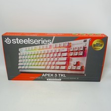 SteelSeries Apex 3 TKL White RGB Gaming Keyboard 8-Zone RGB Illumination *NEW* picture