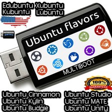 Ubuntu Flavors Multi-Boot USB 11-in-1 Live & Installer Latest Ver 24.04.2 picture