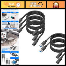 5FT USB C to USB A Cable 5-Pack, 10Gbps Data Transfer & 60W Charging Cord picture
