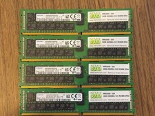 Lot of 4 - SAMSUNG/NEMIX RAM 32GB DDR4 2933MHz PC4-23400 ECC RDIMM 2Rx4 - 128GB picture