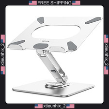 Laptop Stand Adjustable 10-15.6 inch with 360° Rotating Base, Ergonomic Riser, picture