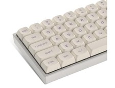 Retro keycaps Japanese Style Double Shot PBT Keycaps Set dye Keyboard Beige 174 picture