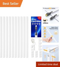 157in Cable Management Cover - Durable & Fire-Safe Wire Concealer picture
