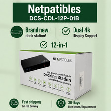 NEW USB-C 12-in-1 Dock Station for Dell Latitude 5400 5410 5420 5421 5430 picture