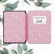 Custom Pink Composition Book Case For All-new Kindle 10th Gen Kindle Paperwhite picture