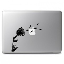 Black Rose Flower for Macbook Air Pro Laptop Car Window Wall Vinyl Decal Sticker picture
