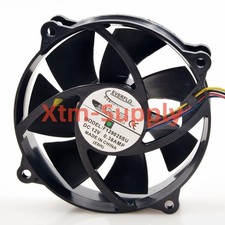 1pc brand new EVERFLOW F129025SU 90/80mm x25mm CPU Round Fan 12V 4Pin 0.38A picture