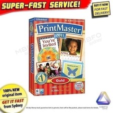 Print Master Gold NEW Desktop publisher printing PC software Windows 7 XP Vista picture
