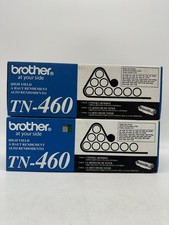 New Sealed Lot of 2 - Brother TN460 High Yield Laser Toner Cartridge - Black picture
