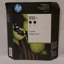 Genuine HP 910XL 2 pack Dual BLACK High Yield Ink Cartridge Exp. 05/25 picture