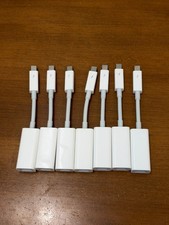 Lot of 7 Apple A1433 Thunderbolt to Gigabit Ethernet Adapter EMC2590 picture