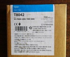 02-2025 New Genuine Epson T8042 Cyan 700ml Ink For SC-P9000/8000/7000/6000 picture