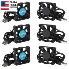 6Pcs 50Mm Fan USB 50Mm X10Mm Brushless Cooling Fan DC 5V USB Brushless Cooling F picture