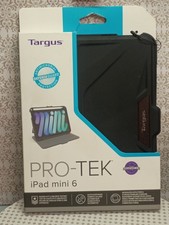 New Targus Pro-Tek For IPad Mini 6 Case Black THZ911US Antimicrobial Protection picture